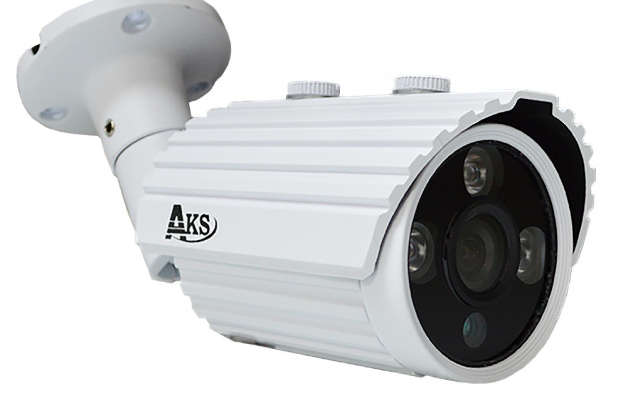 Видеокамера AKS-7203 V AHD, 1Мп, 2,8-12мм, уичн. на кроншт с ИК (СНЯТА С ПР-ВА)
