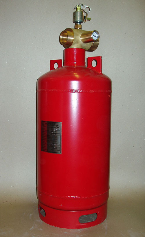 Модуль газового пожаротушения МГП-35-60-ЭП по 48 кг.
