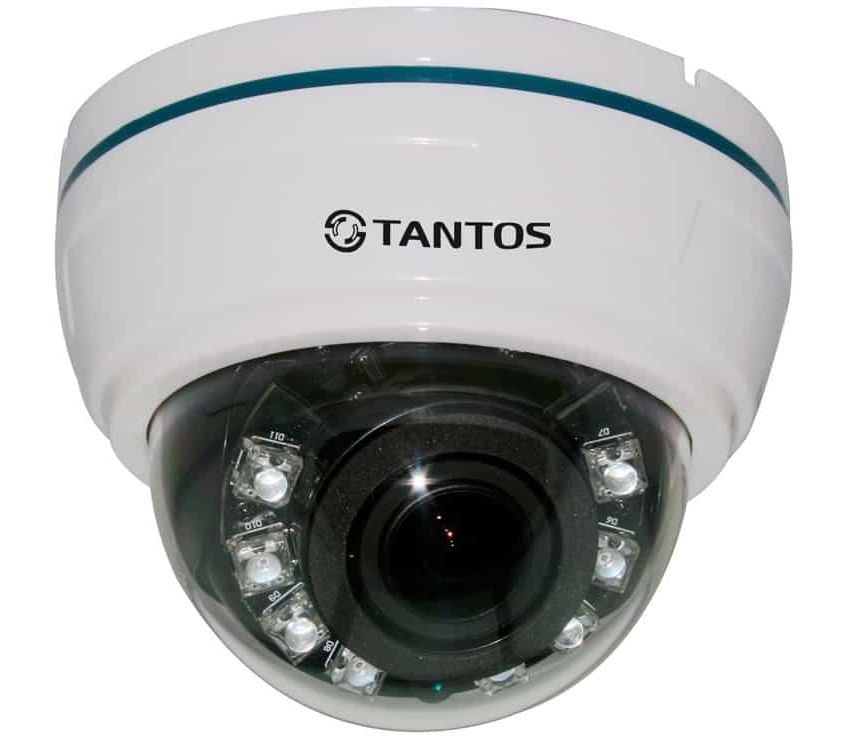 Видеокамера TSc-Di960pAHDv (2.8-12) внутр, купол с ИК (СНЯТА С ПР-ВА)