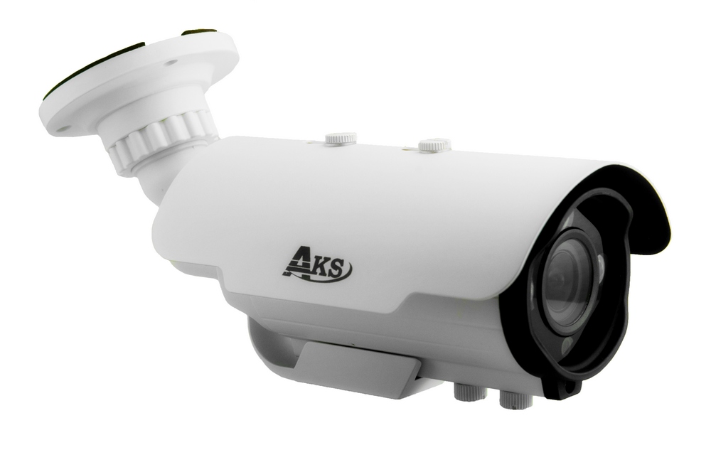 Видеокамера AKS -203 AHD C  V (2.8-12) 2Мп, уличн. на кронш. 