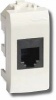 Розетка RJ-12 Brava 1 модуль белая (76120B)