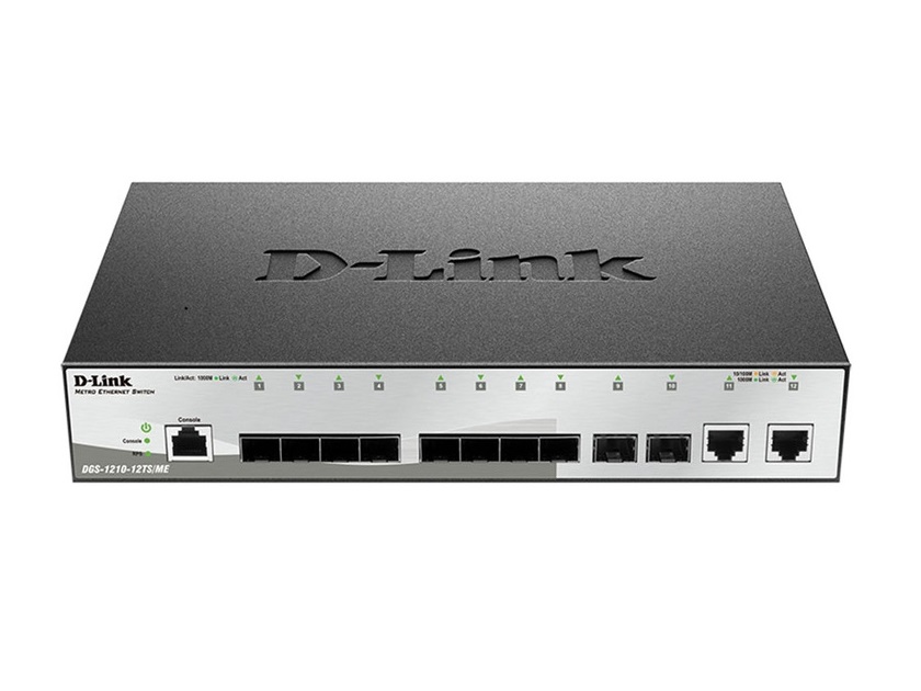 Коммутатор DGS-1210-10Р 8 портов Web Smart в Хабаровске